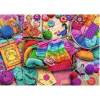 Ravensburger - Vintage Knitting & Crochet Puzzle 1000pc