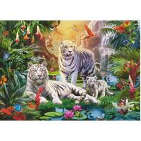 Ravensburger - White Tiger Family Puzzle 1000pc