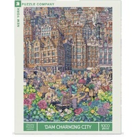 New York Puzzle Company - Dam Charming City Puzzle 1000pc