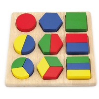 Viga Toys - Shape Block Puzzle