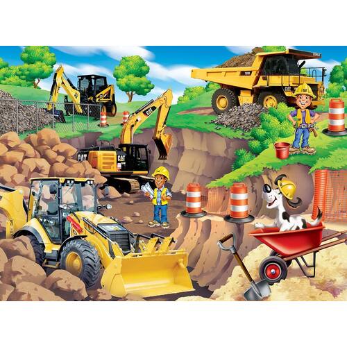 Masterpieces - Caterpillar Day at the Quarry Puzzle 60pc