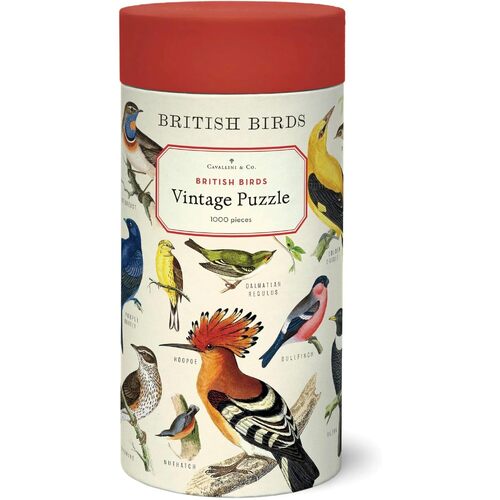 Cavallini - British Birds Puzzle 1000pc