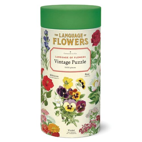 Cavallini - Language of Flowers Puzzle 1000pc