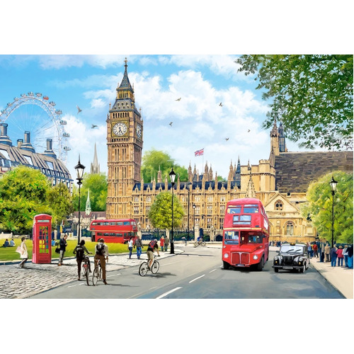 Castorland - Busy Morning In London Puzzle 1000pc