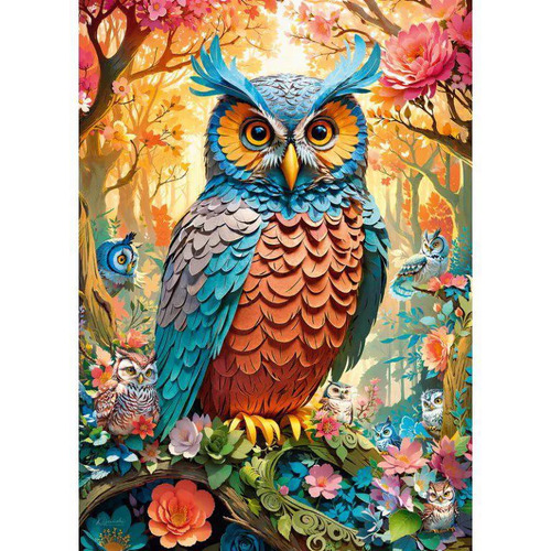 Cherry Pazzi - Quilled Owl Puzzle 1000pc