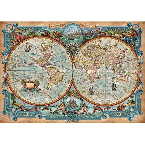 Cherry Pazzi - Great Discoveries World Map Puzzle 2000pc