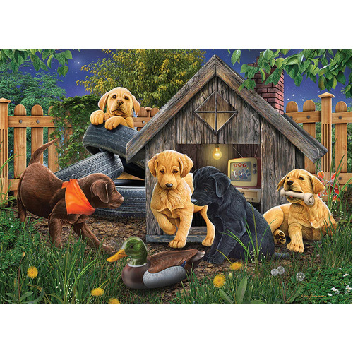 Cobble Hill - In The Doghouse Puzzle 1000pc