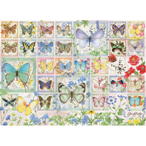Cobble Hill - Butterfly Tiles Puzzle 500pc