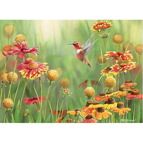 Cobble Hill - Rufous Hummingbird Puzzle 500pc