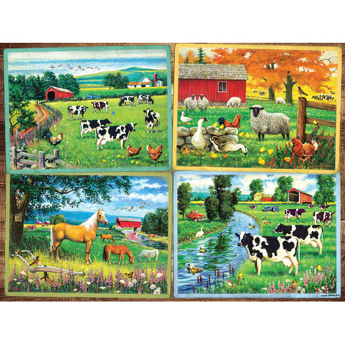 Cobble Hill - Country Friends Large Piece Puzzle 275pc