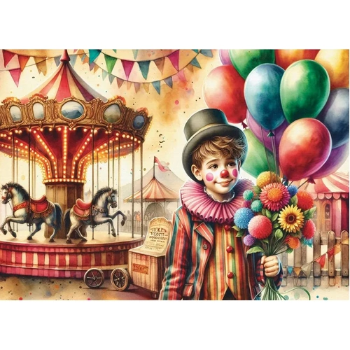 Delfy - Balloon Dreams Circus Puzzle 1000pc