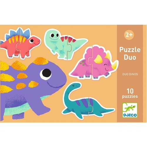 Djeco - Dino Duo Puzzles