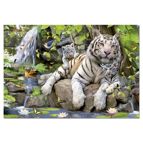 Educa - White Tigers Of Bengal Puzzle 1000pc