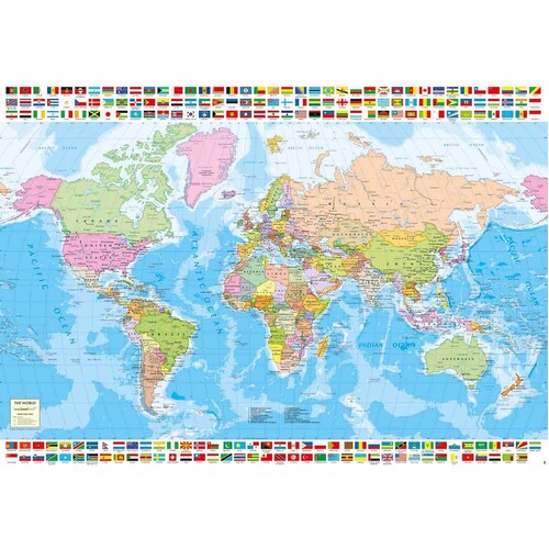 Educa - Political World Map Puzzle 1500pc