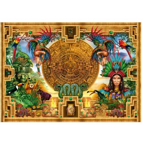 Educa - Aztec Mayan Montage Puzzle 2000pc