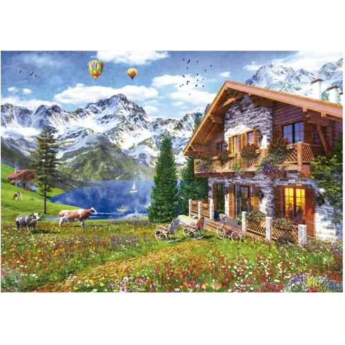 Educa - Chalet In The Alps Puzzle 4000pc