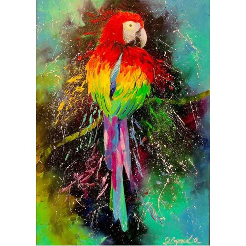 Enjoy - Colourful Parrot Puzzle 1000pc