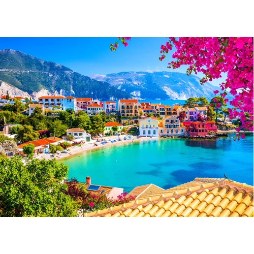 Enjoy - Assos Village in Cephalonia Greece Puzzle 1000pc