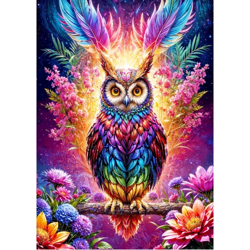 Enjoy - Neon Owl Puzzle 1000pc