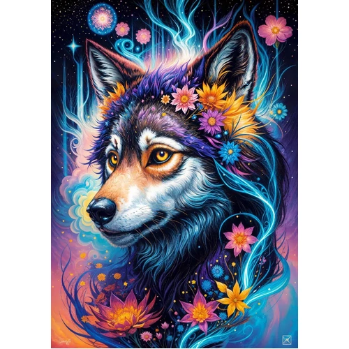 Enjoy - Magical Wolf Portrait Puzzle 1000pc