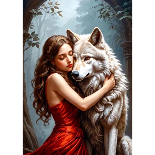 Enjoy - Lady and the Wolf Puzzle 1000pc