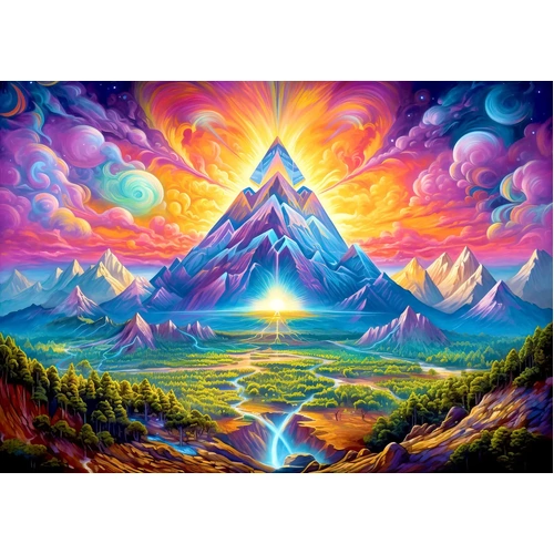 Enjoy - Woodland Pyramids Puzzle 1000pc