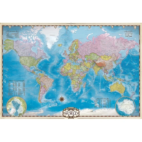 Eurographics - Map of the World Puzzle 2000pc