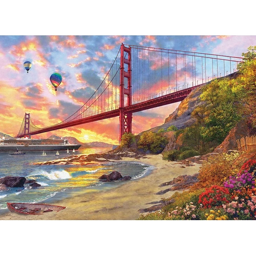 Eurographics - Sunset at Baker Beach Puzzle 1000pc