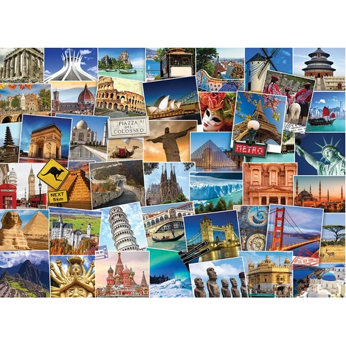 Eurographics - Globetrotter World Puzzle 1000pc