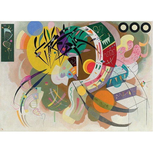 Eurographics - Kandinsky Dominant Curve Puzzle 1000pc