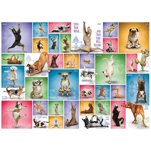 Eurographics - Yoga Dogs Puzzle 1000pc