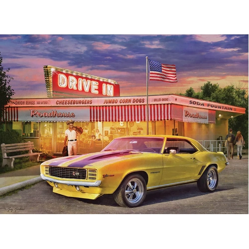 Eurographics - American Classics Daytona Yellow Zeta Puzzle 1000pc