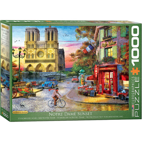 Eurographics - Notre Dame Sunset Puzzle 1000pc