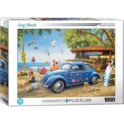 Eurographics - VW Beetle Surf Shack Puzzle 1000pc