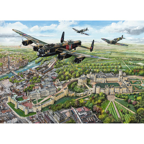 Gibsons - Wings Over Windsor Large Piece Puzzle 250pc