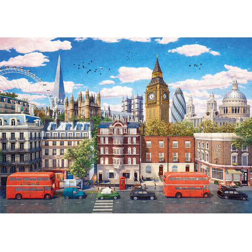 Gibsons - Streets Of London Large Piece Puzzle 250pc