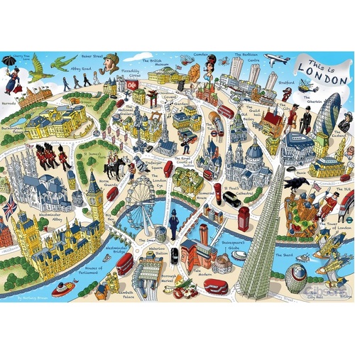 Gibsons - This Is London Puzzle 500pc