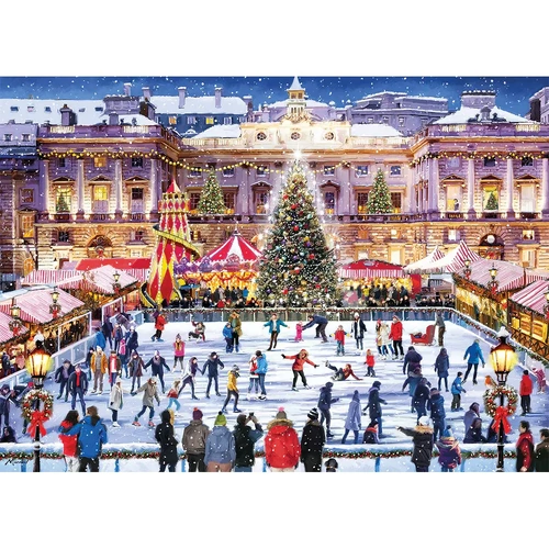 Gibsons - Skating At Somerset House Puzzle 1000pc