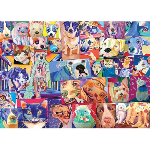 Gibsons - World Of Cats & Dogs Puzzle 1000pc