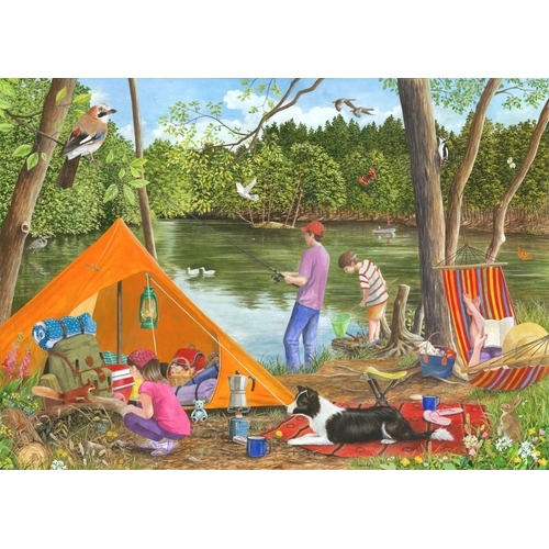 Holdson - Weekend Away - Lakeside Camping Puzzle 1000pc