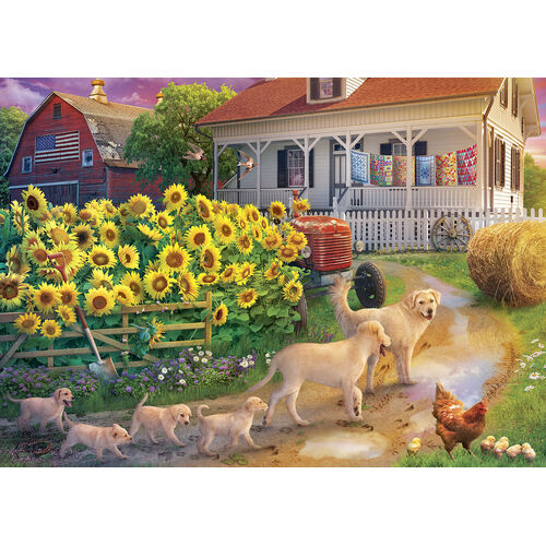 Holdson - Regency Collection - Farm Followers Large Piece Puzzle 500pc