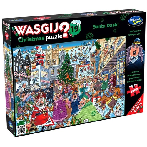 Holdson - WASGIJ? Christmas 19 Santa Dash Puzzle 1000pc