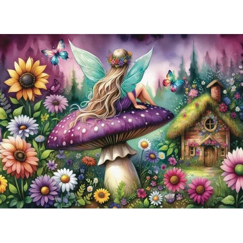 JaCaRou - Purple Mushroom Rest Puzzle 1000pc