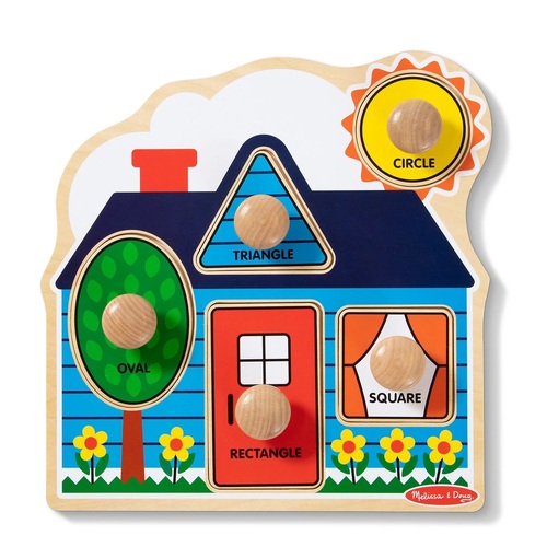 Melissa & Doug - First Shapes Jumbo Knob Puzzle 5pc