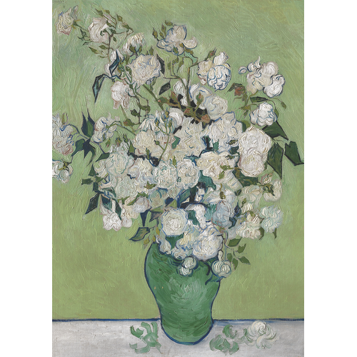 Piatnik - Van Gogh, Vase with White Roses Puzzle 1000pc