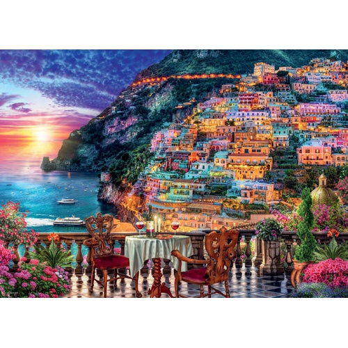 Ravensburger - Dinner in Positano, Italy Puzzle 1000pc