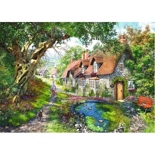 Ravensburger - Flower Hill Lane Puzzle 1000pc