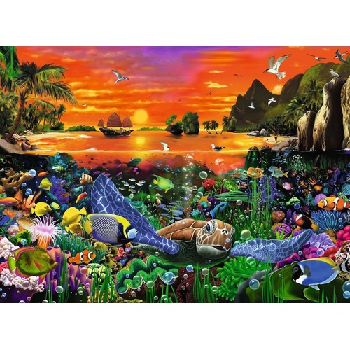 Ravensburger - Turtle in the Reef Puzzle 500pc