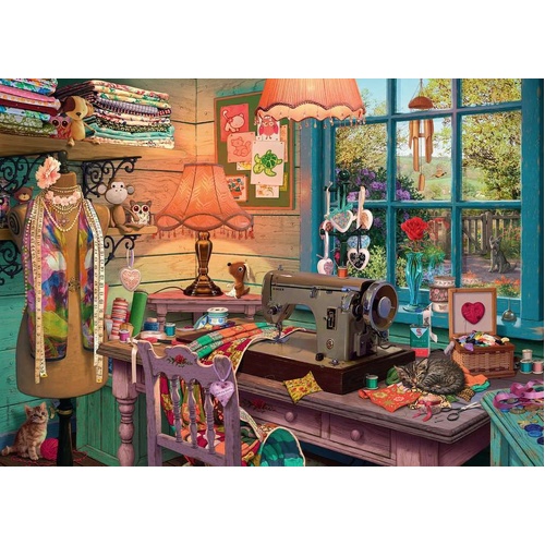 Ravensburger - My Haven The Sewing Shed Puzzle 1000pc