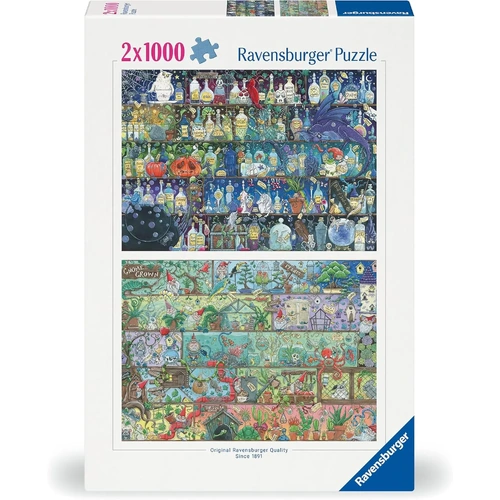 Ravensburger - Magic Shelves Puzzle 2 x 1000pc